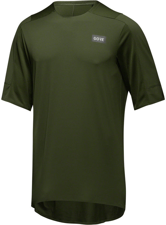 Gorewear Trail KPR Tech Jersey - Utility Green, Men's, Medium