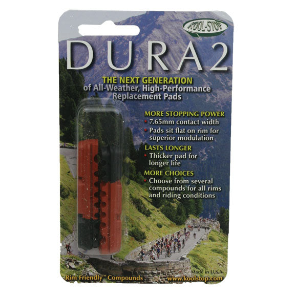 Load image into Gallery viewer, Koolstop-Dura-2-Brake-Pad-Insert-Road-Bike-BR5581-Bicycle-Brake-Pads

