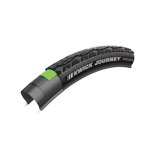 Kenda Kwick Journey Sport KS 700x35 Wire TPI 80 Black/Black Reflective Road Tire