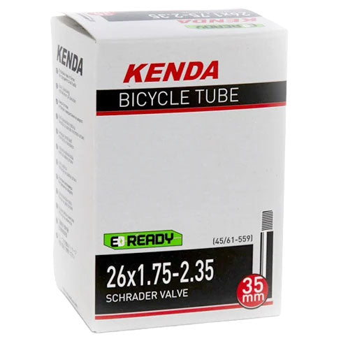 Kenda 26" Butyl Tube Bundle with Removable Valve Core, Schrader Valve, 1.75-2.35" Width, 35mm Length