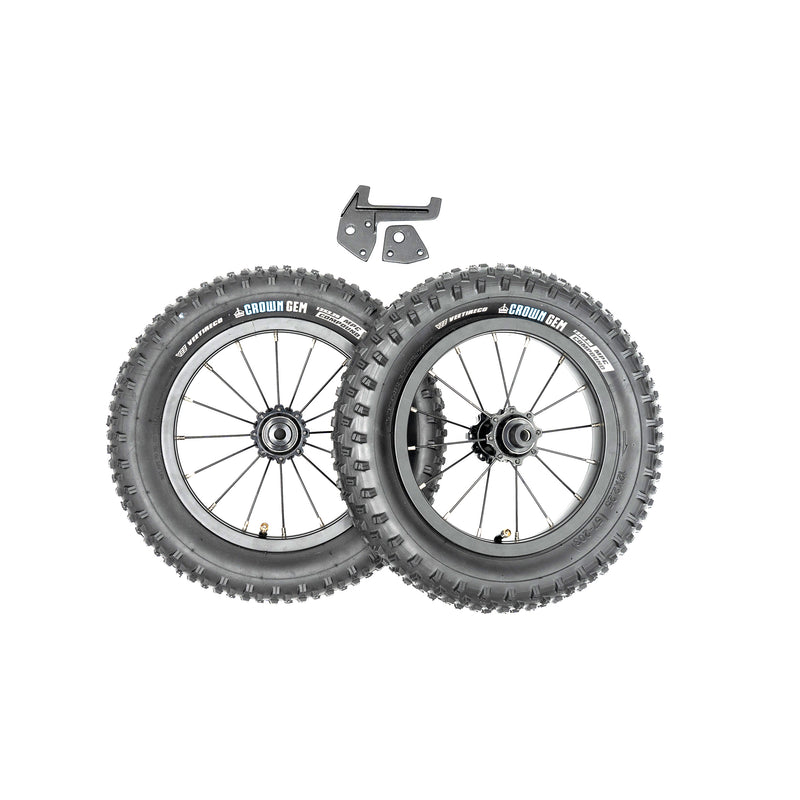 Load image into Gallery viewer, Kids Ride Shotgun Dirt Hero 12" Wheel Set - Rear Disc, Tires/Tubes Included, Pair
