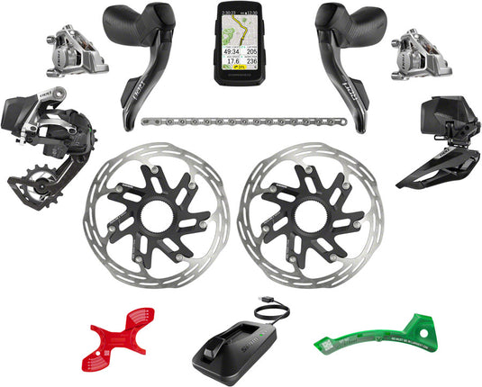 SRAM RED AXS 12-Speed Electronic Road Cycling Groupset & XG-1290 Cassette - Lightweight, Wireless, Performance-Driven Racing Components