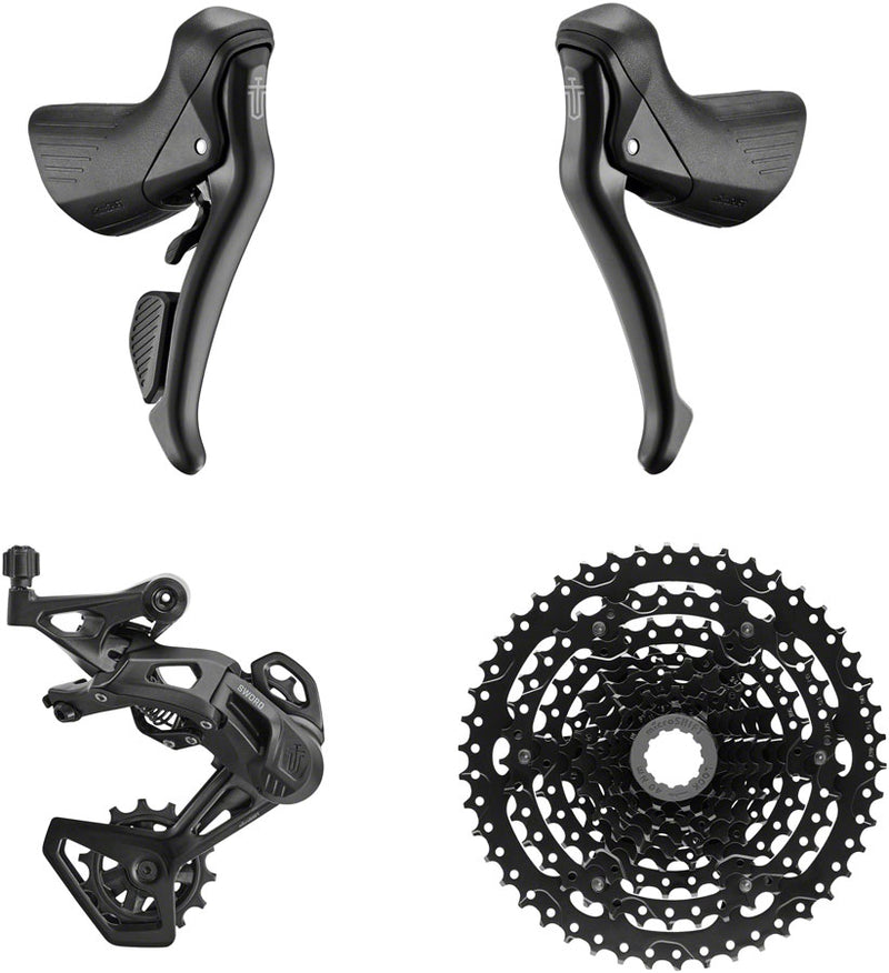 Load image into Gallery viewer, microSHIFT-Sword-Black-1x9-Speed-Groupset-Kit-In-A-Box-Road-Group-Road-Bike-KIBX0074-Road-Bike-Group
