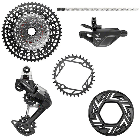 SRAM Eagle 90 E-Bike Groupsets | High-Performance SRAM/Brose & Bosch Compatibility, Rebuildable Dielectric, 10-52t Cassette, Single-Click Shifters
