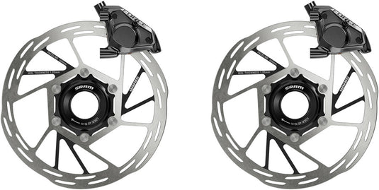 SRAM Force eTap AXS Road Groupset - 2x12-Speed, HRD Shift/Brake Levers, FM Calipers, Rotors, Chain, F/R Derailleurs,