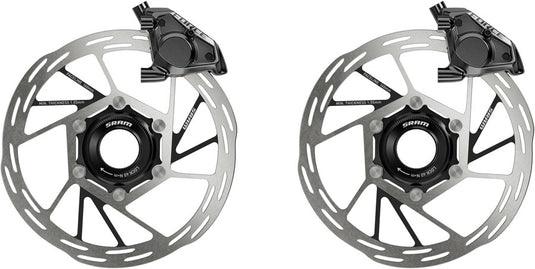 SRAM Force eTap AXS Road Groupset - 2x12-Speed, HRD Shift/Brake Levers, FM Calipers, CL Rotors, Chain, F/R Derailleurs,