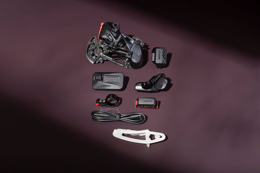 SRAM GX Eagle AXS Upgrade Kit - Rear Derailleur, Battery, Eagle AXS Controller w/ Clamp, Charger/Cord, Chain Gap Tool,
