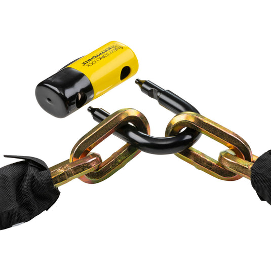 Kryptonite DoubleDown U-Lock, Key, 102x260mm, 4''x10.25'', Thickness in mm: 16mm, Yellow