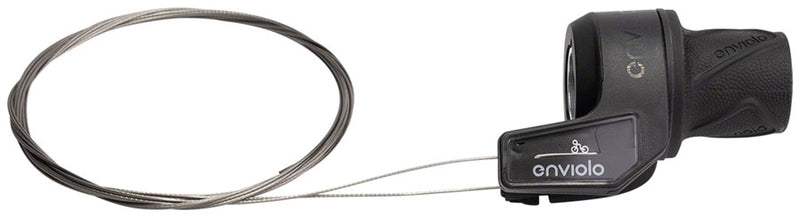 Load image into Gallery viewer, Enviolo Twist Pure Manual Controller/Shifter - 2500mm, Plastic Over Torque Protection, Shift Display, Black
