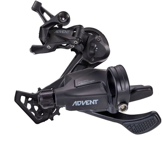 microSHIFT ADVENT 9-Speed Trail Shifter & Long Cage Rear Derailleur Bundle Durable, Precise MTB Components