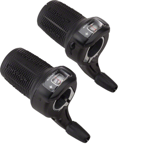 microSHIFT-Shifter-Set-7-Speed-Twist-LD0139-Bicycle-Shifters-Flat-Bar-Pair