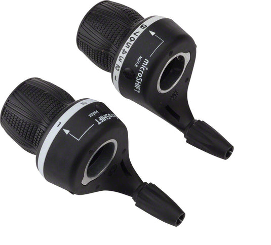 microSHIFT-Shifter-Set-8-Speed-Twist-LD0140-Bicycle-Shifters-Flat-Bar-Pair