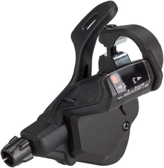 microSHIFT Mezzo Left Thumb-Tap Shifter,Triple,Gear Indicator,Shimano Compatible