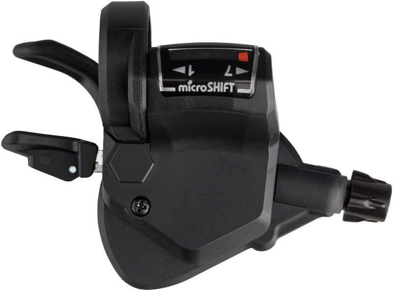 Load image into Gallery viewer, microSHIFT-Right-Shifter-7-Speed-Trigger-LD0204-Bicycle-Shifter-Flat-Bar-Right
