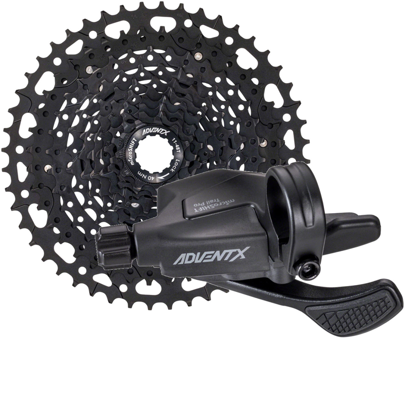 Load image into Gallery viewer, microSHIFT ADVENT X 10-Speed Trail Shifter &amp; Cassette Bundle Lightweight, High-Performance MTB Drivetrain Components
