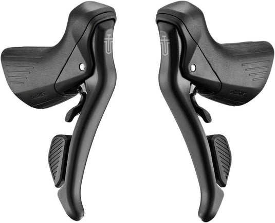 gravel bike brake levers microSHIFT Sword Black Drop Bar Shifter/Brake Set