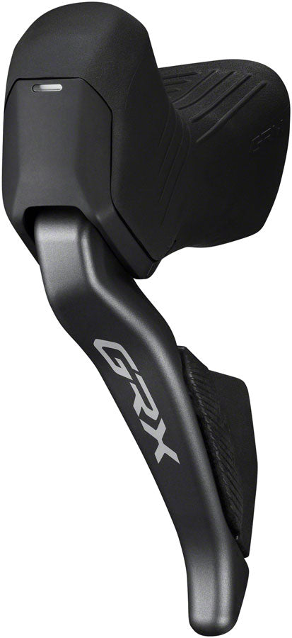 Shimano GRX ST-RX825 Di2 Shift/Brake Lever with BR-RX820 Hydraulic Disc Brake Caliper - Left/Front, 2x, Flat Mount