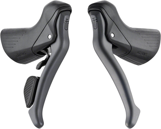 microSHIFT Sword 10-Speed Rear Derailleur & Drop Bar Shifter/Brake Lever Set Gray, Alloy & Advanced Clutch System