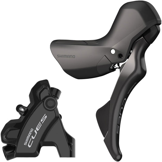 Shimano-CUES-ST-U6030-Shifter-Brake-Lever-with-BR-U6030-Disc-Brake-Caliper-Hydraulic-Brake-Shift-Lever-Drop-Bar-Road-Bike-Time-Trial-Triathlon-Bike-Track-Bike-Road-Bike-Single-Speed-Fixie-HBSL0300