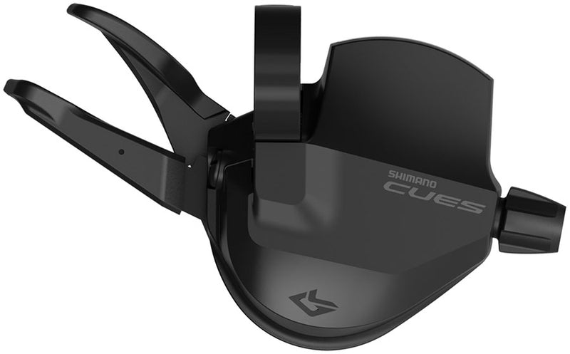 Load image into Gallery viewer, Shimano CUES SL-U4050-9R Short Reach Shifter - Right, 9-Speed, Rapidfire Plus, Optical Gear Display, Black
