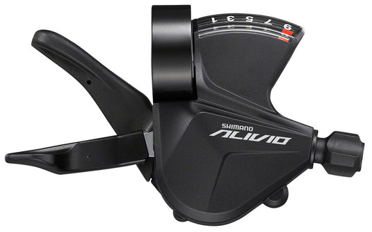 Shimano Alivio SL-M3100 3-Speed Trigger Shifters Bundle RapidFire Plus, Optical Display, Mountain Bike Components