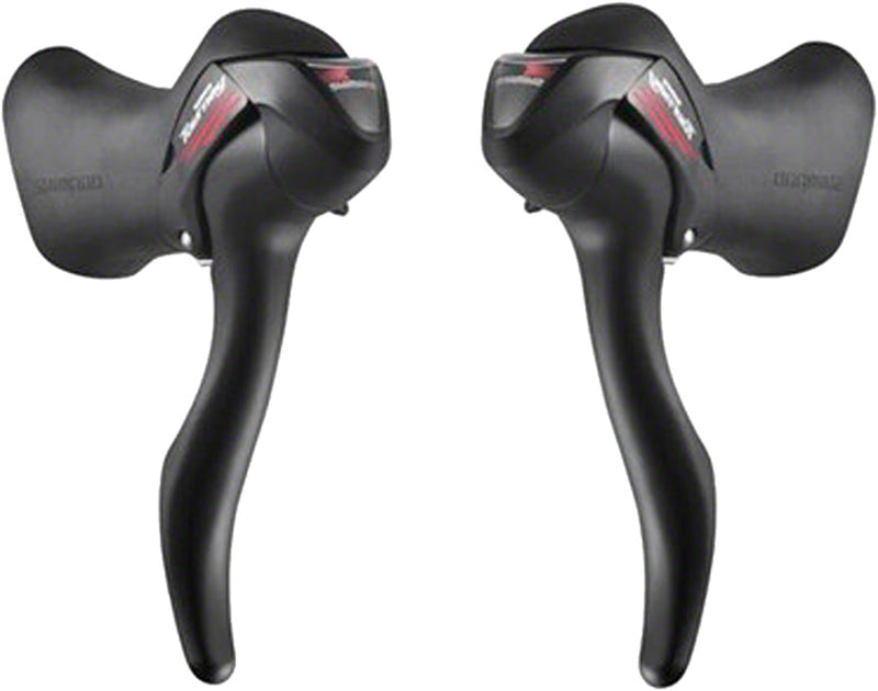 Load image into Gallery viewer, Shimano Tourney A070 A073 7-Speed Triple STI Lever Set Includes Derailleur Cable
