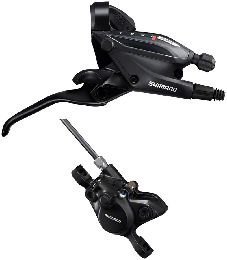 Load image into Gallery viewer, Shimano Altus EZ Fire Plus Shift/Brake Lever Set with BR-MT200 Hydraulic Disc Calipers 3 &amp; 7-Speed MTB Components
