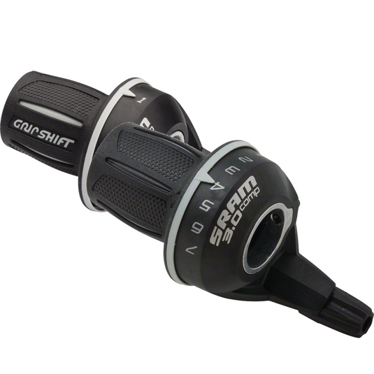 SRAM 3.0 Comp 7-Speed Front & Rear Twist Shifters Lightweight, Durable Bicycle Gear for Mountain & Road Riding
