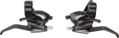 Shimano EF41 3x7-Speed Brake - Shift Lever Set with Optical Gear Display, Reach Adjustable for MTB & Hybrid, Includes OT-SIS40 Cable & Housing
