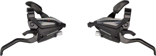 Shimano ST-EF500 3x7-Speed Brake/Shift Levers Bundle with Optical Display & Adjustable Reach