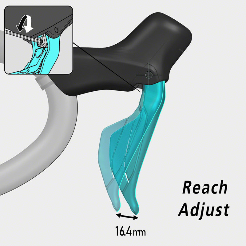 Load image into Gallery viewer, Shimano 105 ST-R7170-R Di2 Shift/Brake Lever - Right, 12-Speed, Black
