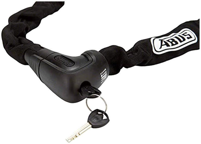Load image into Gallery viewer, Abus Steel-O-Chain 9809K XPlus, Chain Lock, Key, 9mm, 170cm, 5.6', Black
