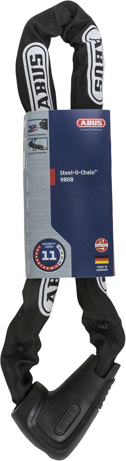 Load image into Gallery viewer, Abus 9808K/85 Steel-O-Chain Key Lock - Black
