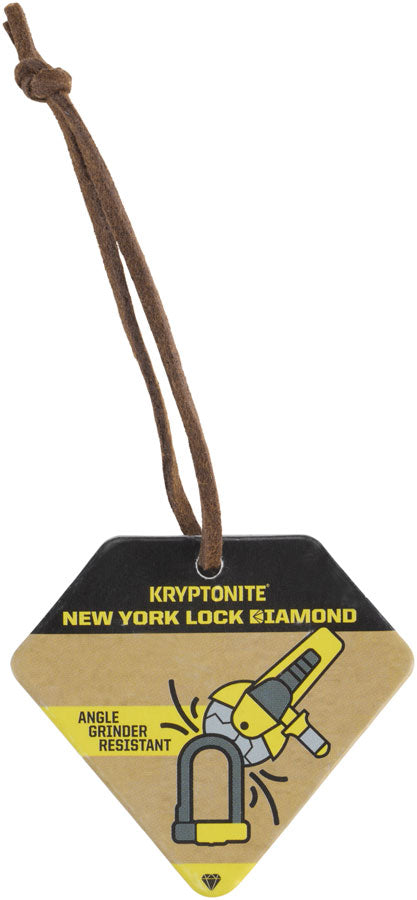 Kryptonite New York Diamond Standard U-Lock - 26mm Steel, Anti