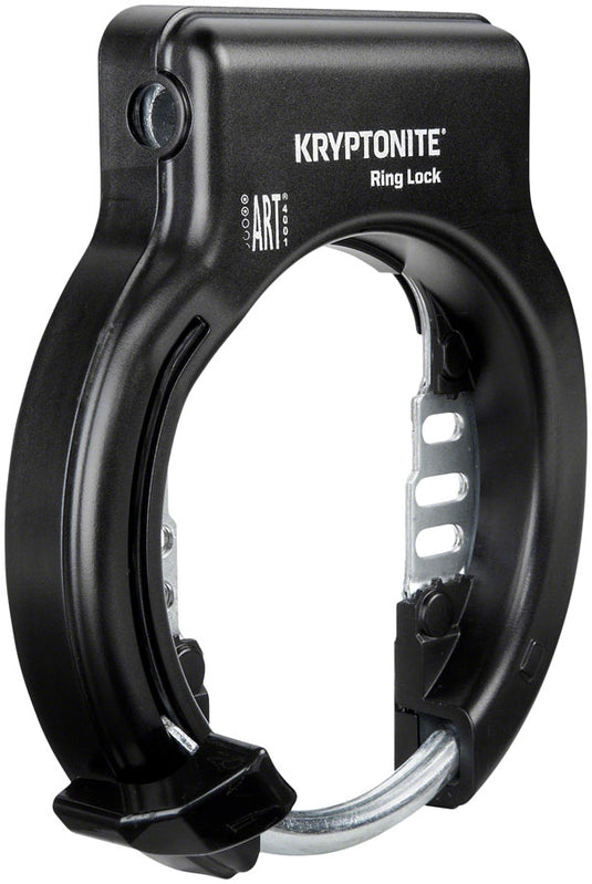 Kryptonite Ring Wheel Lock Black Includes Flexible Mount Non-Key Retaining