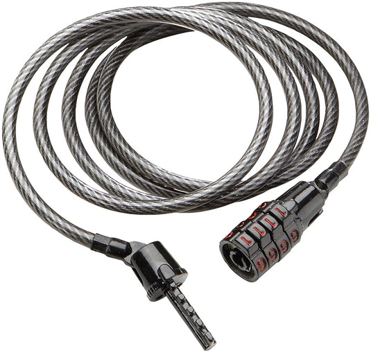 Kryptonite KryptoFlex Keeper 512 4-Digit Combo Self Coiling Cable Lock 4' x 5mm