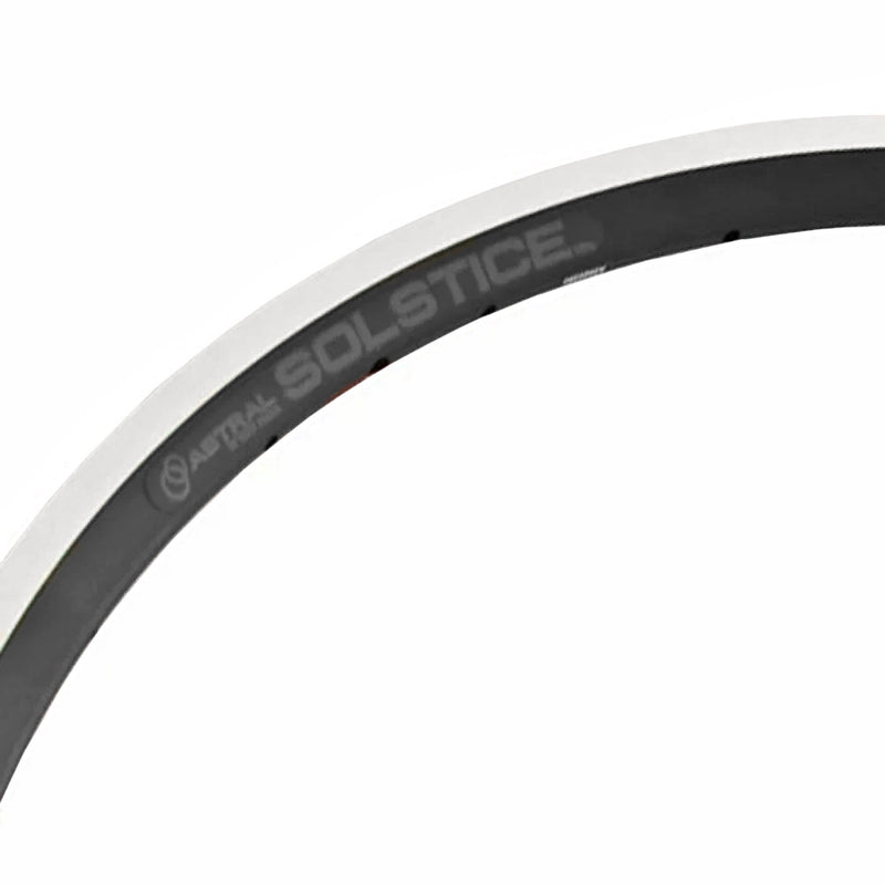 Load image into Gallery viewer, Astral Solstice 700c MSW (Rim Brake) Rim, 24h, Black

