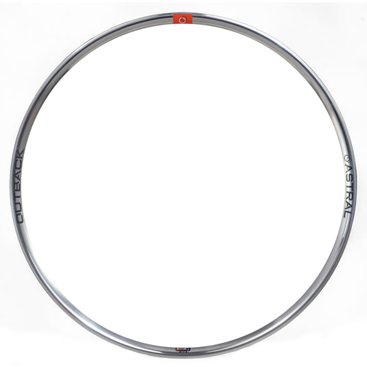 Astral Outback 29"/700c Alloy Disc Rim, 32h, Polished Silver