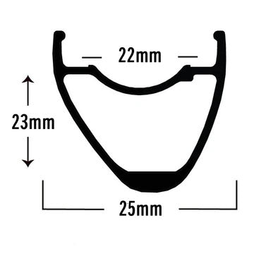 Load image into Gallery viewer, Astral Wanderlust 700c Alloy Disc Rim, 32h, Black
