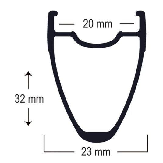 Astral Leviathan Touring 700c MSW (Rim Brake) Rim, 32h, Black