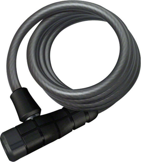 ABUS Primo 5510 Keyed Coiled Cable Lock- Black 180 cm x 10 mm Mount Included