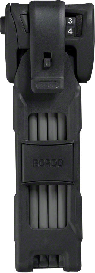 ABUS Bordo 6100 Combination Folding Lock 90cm Black Bracket Included