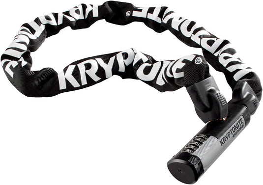 Kryptonite KryptoLok 912 Chain Lock & Resettable Combination Lock - High Security Bicycle Lock, 120cm Steel Cable