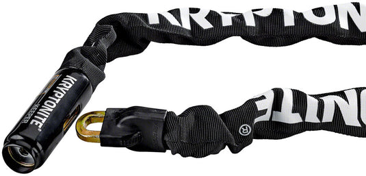 Kryptonite Keeper 712 Chain Lock – 120cm Length, Key Operated, Black Steel