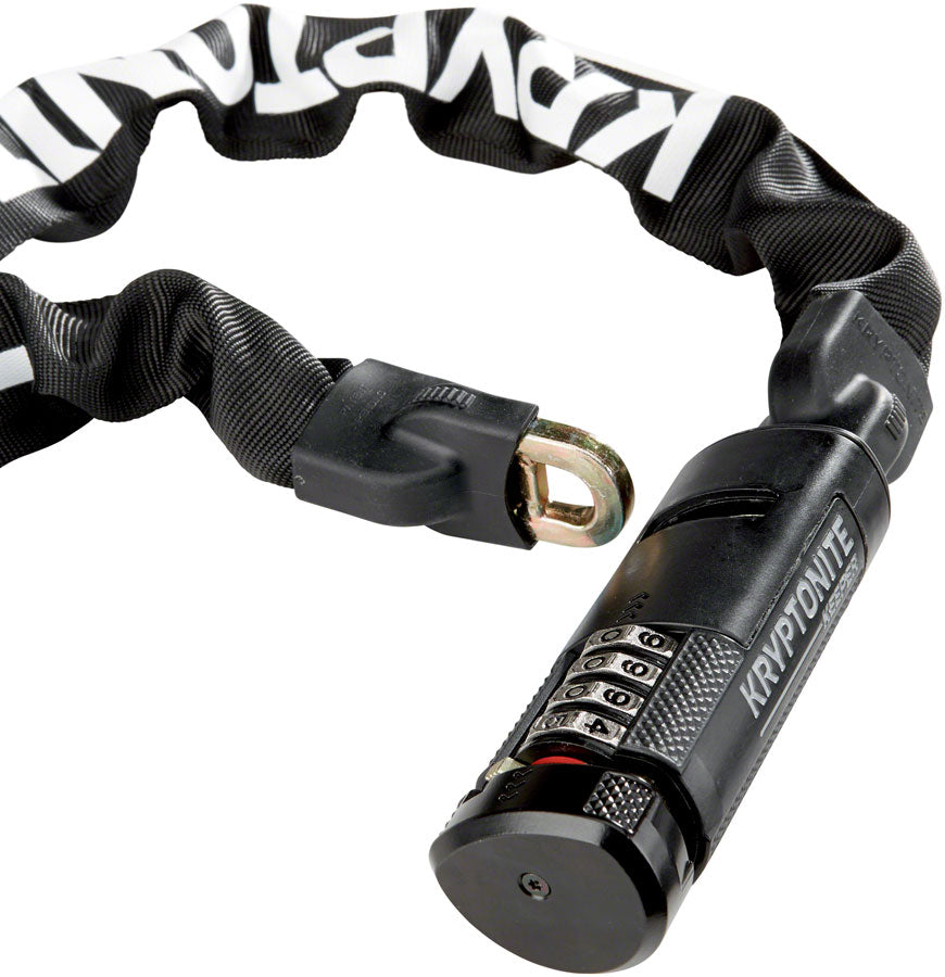 Kryptonite Keeper 790 Chain Lock with Combination 90cm End Link Design