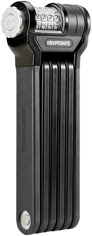 Load image into Gallery viewer, Kryptonite Keeper 585 Combo Folding Lock 85cm 3mm Black # 2 Keys Included
