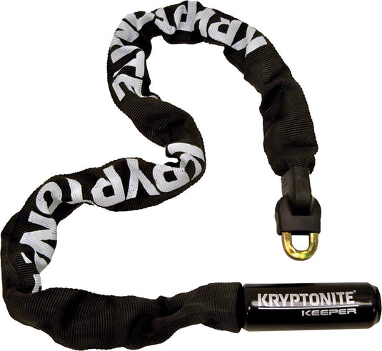 Kryptonite Keeper 785 Integrated Steel Chain Lock 7mm x 85cm, Pick-Resistant Disc Cylinder, Urban Bicycle Security