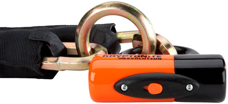 Load image into Gallery viewer, Kryptonite New York Cinch Ring Chain 1275 and Evolution Disc Lock Keyed 70cm
