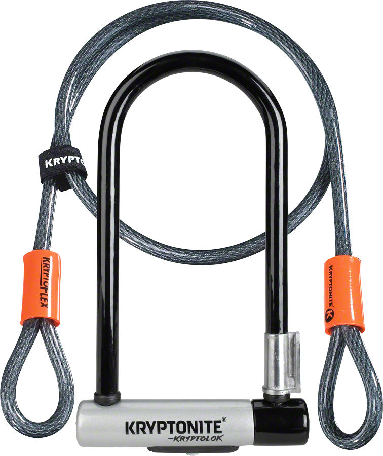 Load image into Gallery viewer, Secure Bicycle Lock Bundle: Kryptonite Evolution 4 Chain &amp; KryptoLok U-Lock with Cables
