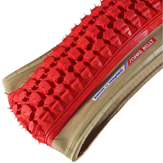 House of Looptail Snake Belly Tire, 26x2.125", Tan/Red